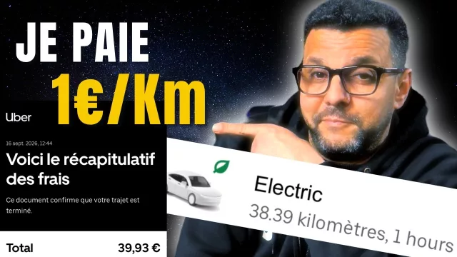 Je paie 1€ le Km et le Chauffeur ?